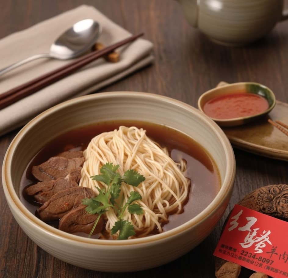 紅騷羊肉麵招牌湯麵